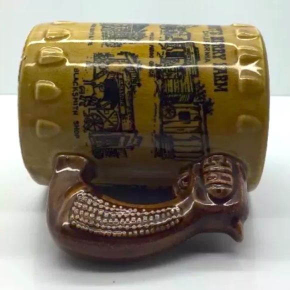 KNOTTS BERRY FARM Vtg 1940-50’s Revolver Gun Mug - Picture 4 of 12